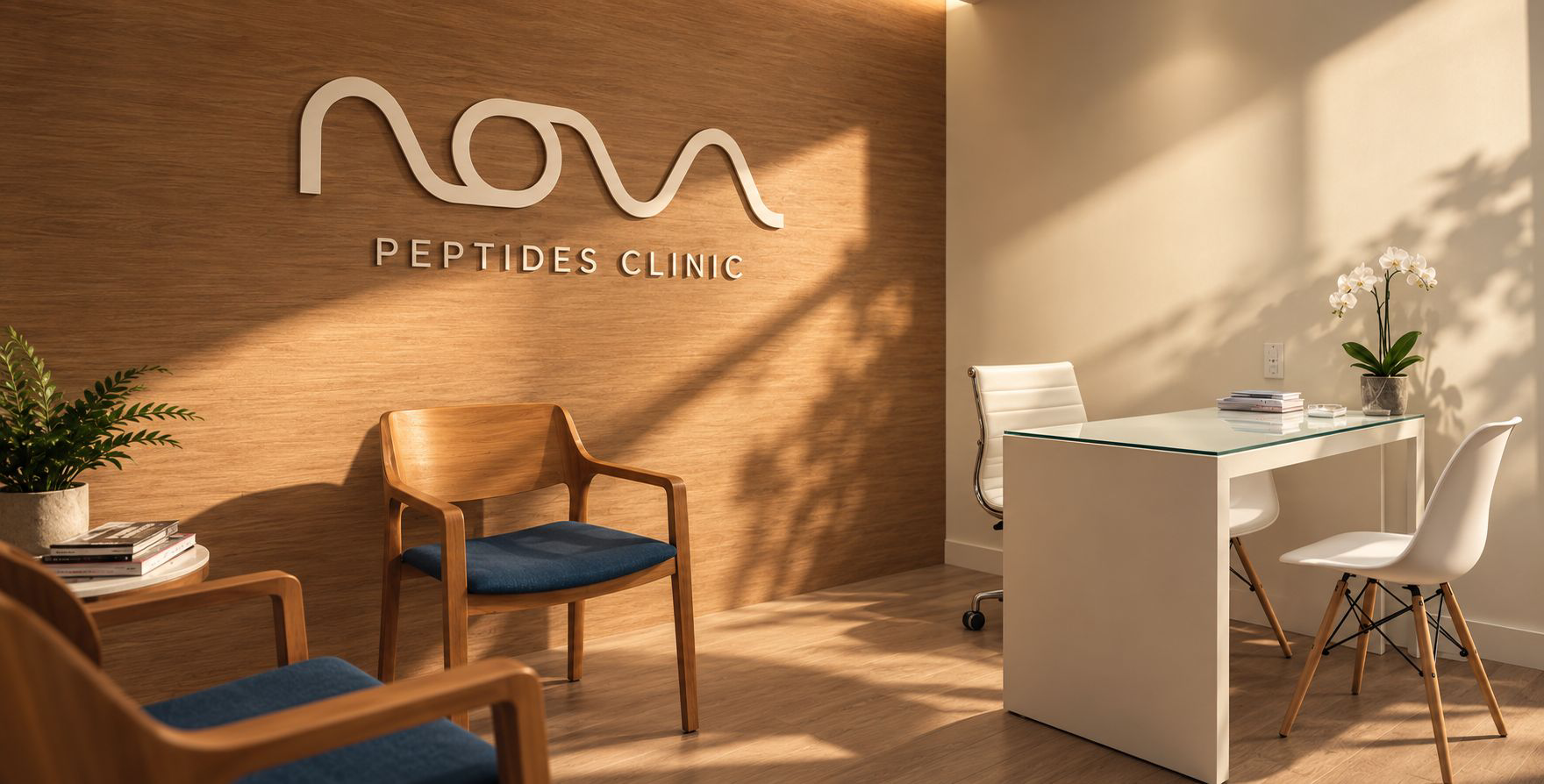 Recepção da Nova Peptides Clinic